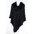 Knitted Acrylic Wholesale Poncho for Women